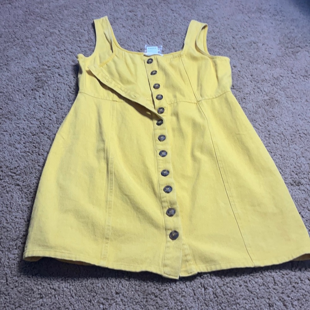 button up dress